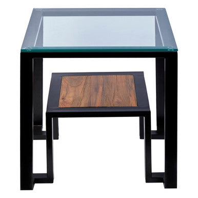 Cibo Side Table with Shelf