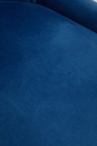 Anita Blue Velvet and Gold Base Home Office Chair