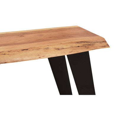 Surax Acacia Wood with Live Edge Bench