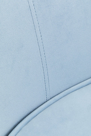 Yasmeen 3 Seat Aqua Blue Velvet Sofa