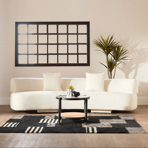 Cebu Rattan and Glass Coffee Table