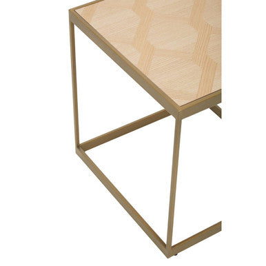 Grenoble Small Oak Veneer Side Table