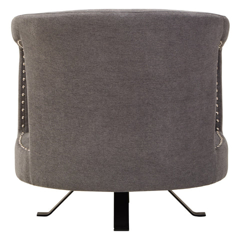 Hestia Ash Velvet Swivel Chair