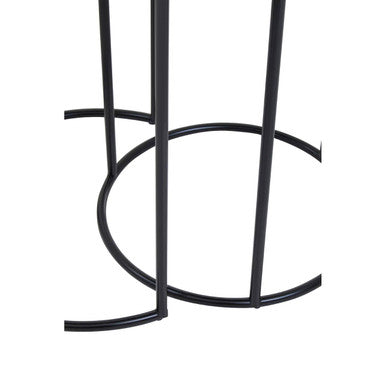 Celina Set Of 2 Nesting Tables with Agate Effect