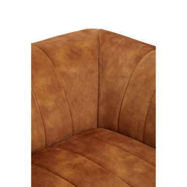 Siena Two Seat Gold Velvet Sofa