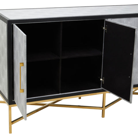 Cadiz Grey Shagreen Sideboard