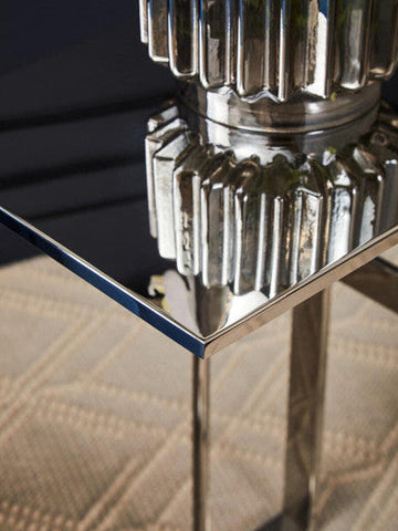 Oria Silver Side Table