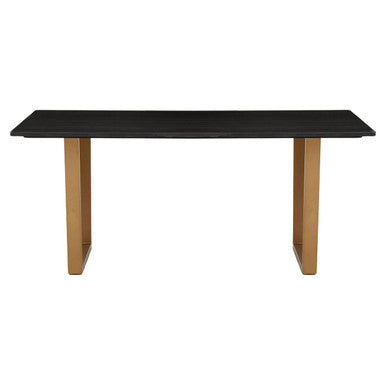 Varana Black Marble Top Rectangular Dining Table