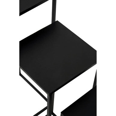 Mandoli Nest Of 3 Black Side Tables