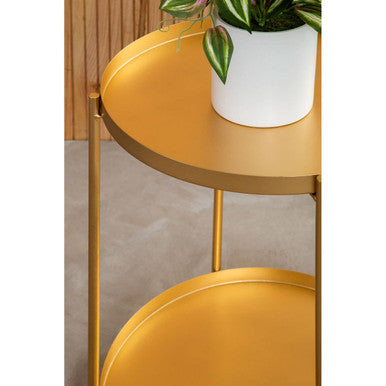 Mandoli Gold Side Table