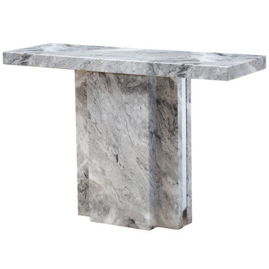 Saronno Grey Marble Console Table