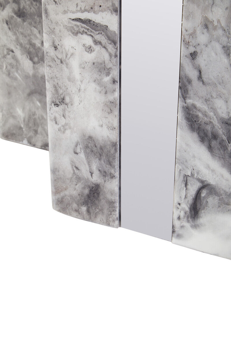 Saronno Grey Marble Console Table