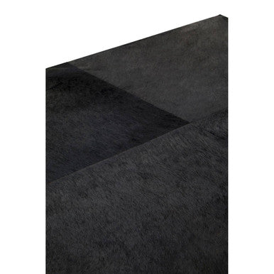 Kensington Townhouse Hair On Leather Black And Gold Coffee Table