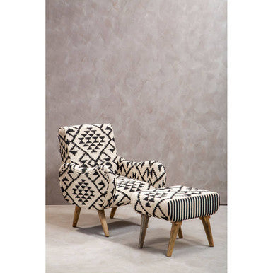 Cefena Berber Style Footstool