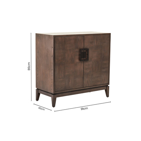 Antique Grey Two Door Sideboard | Dimaro