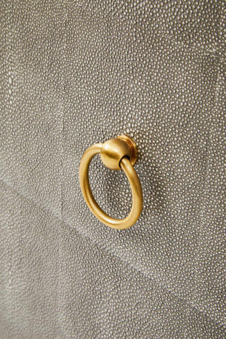 Deruta Grey Shagreen Effect Sideboard