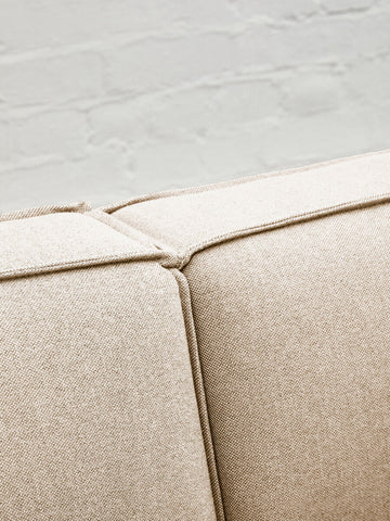 Toulouse Cream Fabric Armless Modular Sofa
