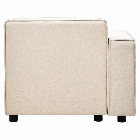 Toulouse Cream Fabric Left Arm Modular Sofa