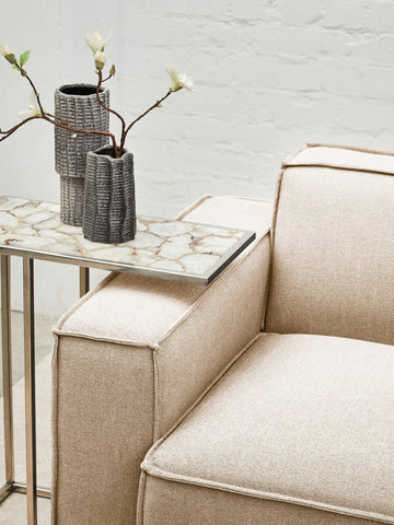 Toulouse Cream Fabric Left Arm Modular Sofa