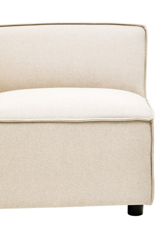 Toulouse Cream Fabric Left Arm Modular Sofa