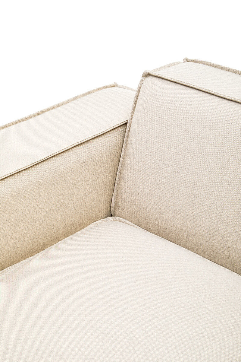 Toulouse Cream Fabric Left Arm Modular Sofa