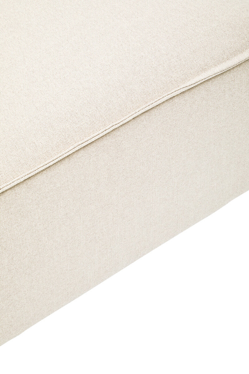 Toulouse Cream Fabric Modular Ottoman