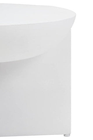 Walsa Whitewash Mango Wood Round Coffee Table