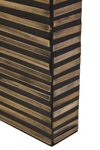 Bambusa Bamboo Inlay Curved Console Table