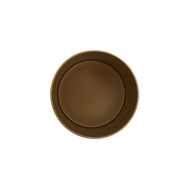 Allegra Line Effect Gold Bathroom Jar