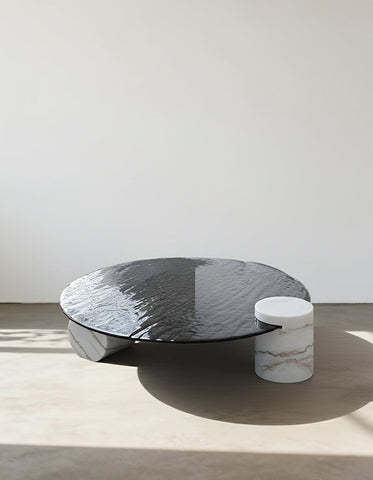 Baxter Coffee Table, Wave Top