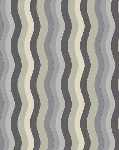 Wavy Stripe Wallpaper