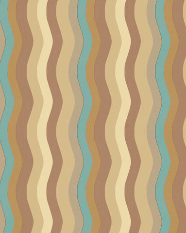 Wavy Stripe Wallpaper