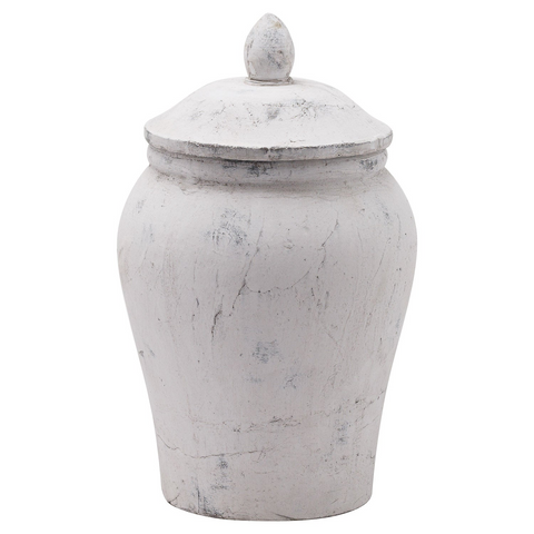 Bloomville Stone Ginger Jar/Vase