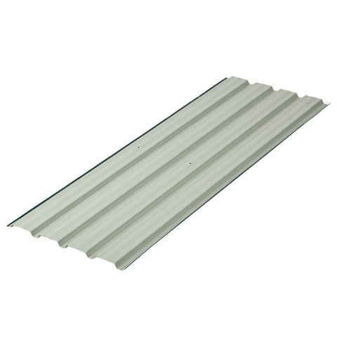 Outsunny Set of 12 Corrugated Steel Roof Sheet Panels - Green