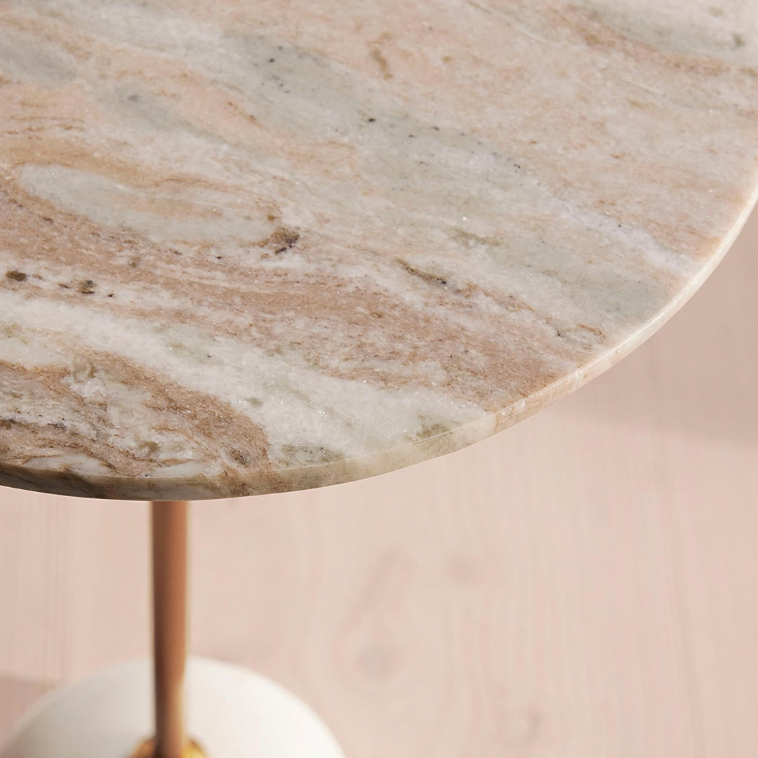 Tarantino Side Table, Marble