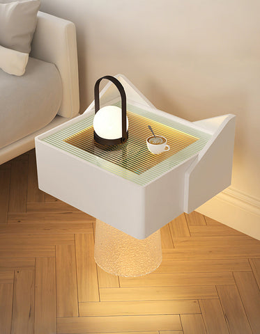 DiMarco Bedside Table With Storage & Light Strip
