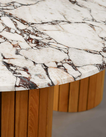 Ionescu Oval Dining Table, Marble