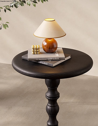 Isadora Metal Side Table, Black