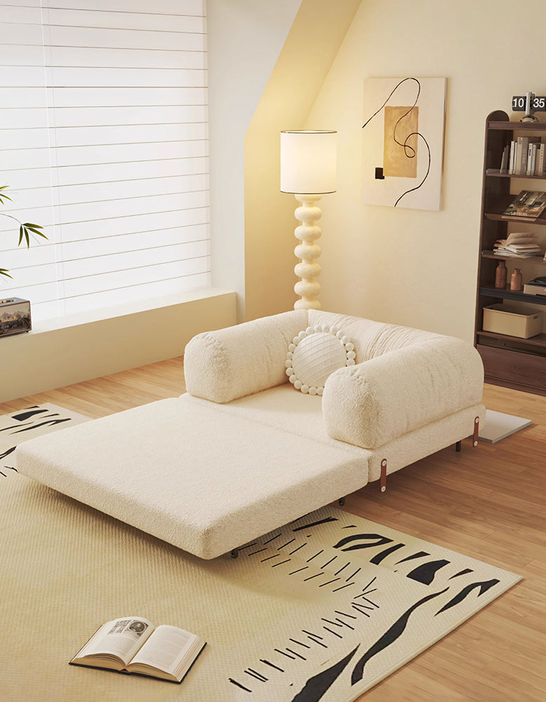 Kimura Two Seater Sofa Bed, Backrest Washable, Corduroy