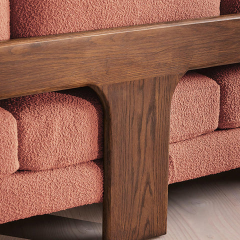 Liwanag Three Seater Sofa, Boucle