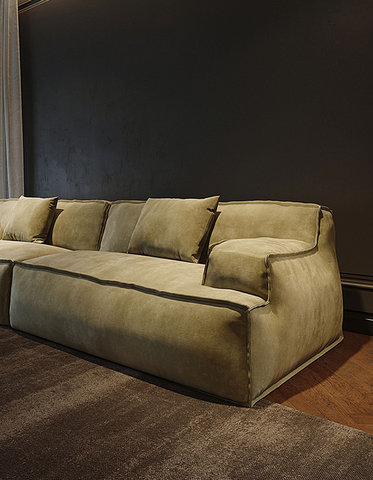 Zephyrine Bean Bag Modular Sofa, Two Seater Sofa
