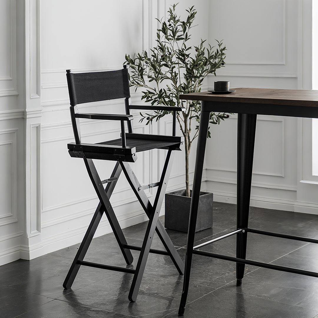 Rivas Foldable Bar Stool, Canvas