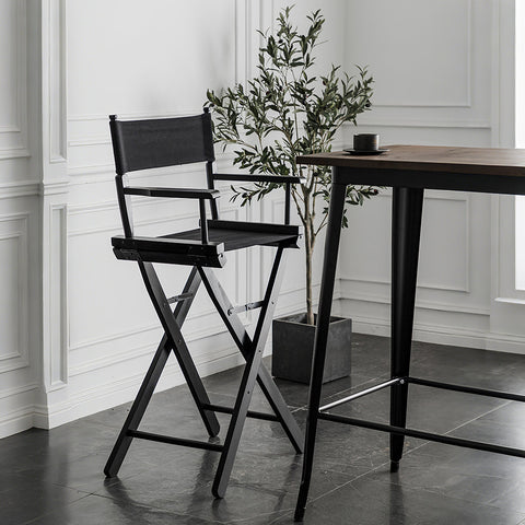 Rivas Foldable Bar Stool, Canvas