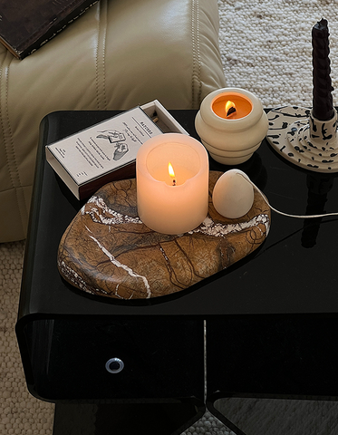 Octavia Tray, Marble