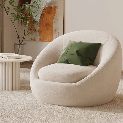 Watanabe Round Lounge Chair, Green Or White
