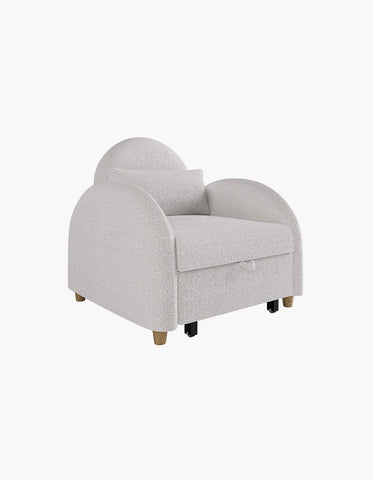 Goh Single Sofa Bed, Boucle