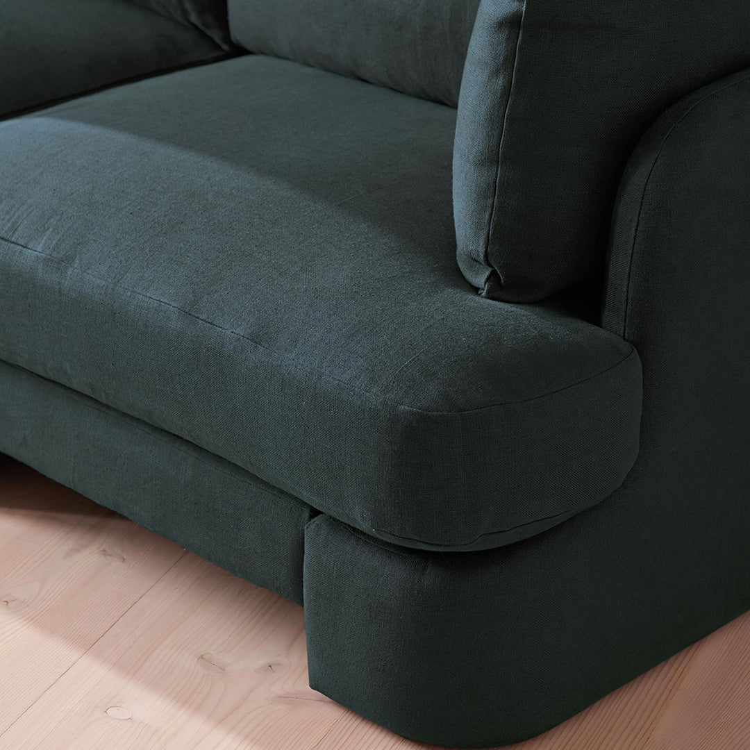 Dominguez L Shape Four Seater Sofa, Modular Corner Sofa, Boucle