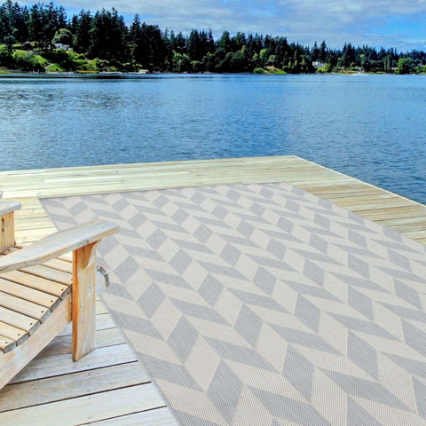 Ecology Outdoor Rug Grey | 600G