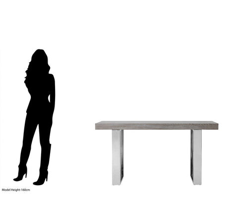 Ulmus Grey Elm Wood Console Table