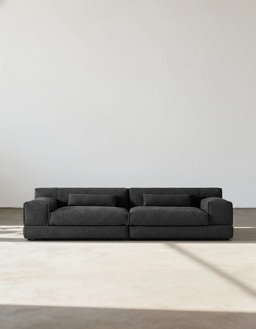 Eliana Two Seater / Three Seater Sofa, Black Or White